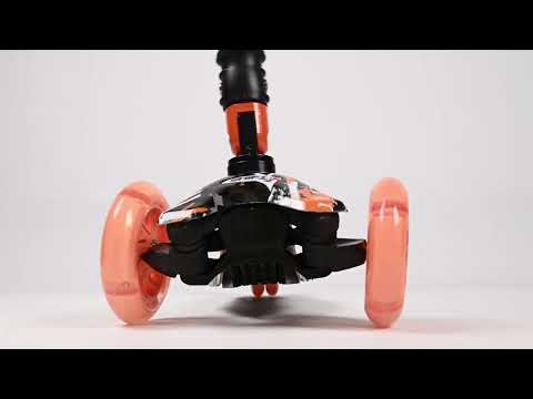 Video de Monopatín Plegable 4 ruedas Swift PRO con Protecciones Naranja