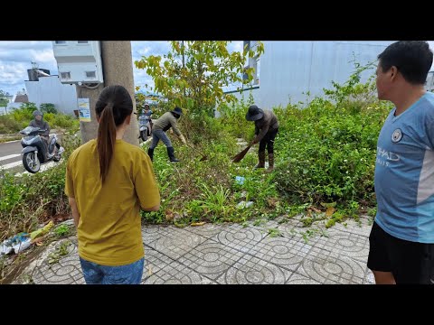 Brother Returns for Bao Loc Cleanup: Beautiful Homeowner & Generous Donation!