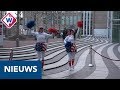Enthousiast onthaal bij Provinciehuis op ‘Wandel naar je Werk-dag’ - OMROEP WEST