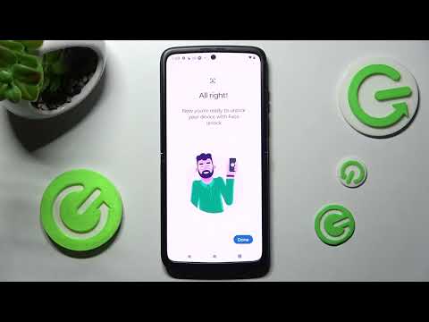 MOTOROLA RAZR 2022 - How To Setup Face Unlock