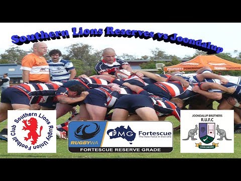 Round 3 Southern Lions reserves v Joondalup 1st Half