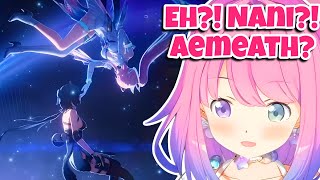 SHE DOESN'T KNOW YET 😭 Himemori Luna reacts to Aemeath – Wuthering Waves