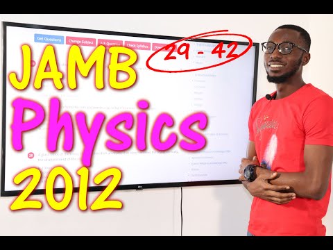 JAMB CBT Physics 2012 Past Questions 29 - 42