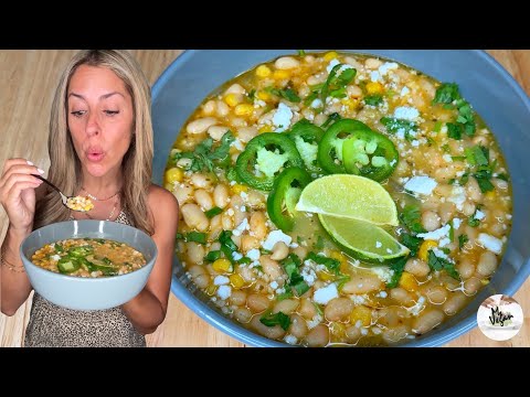 Easy Creamy White Bean Chili | Vegan Comfort Food