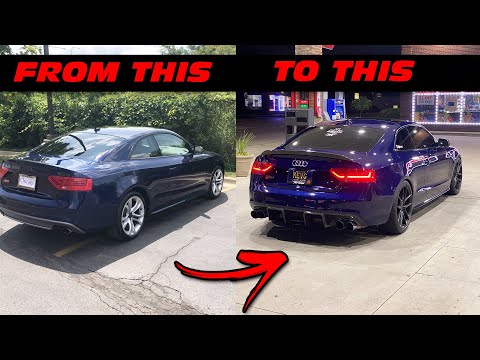 BUILDING AN AUDI S5 IN 10 MINUTES!