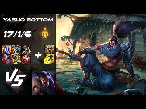 BOTTOM Yasuo vs Draven - EU Challenger Patch 14.23