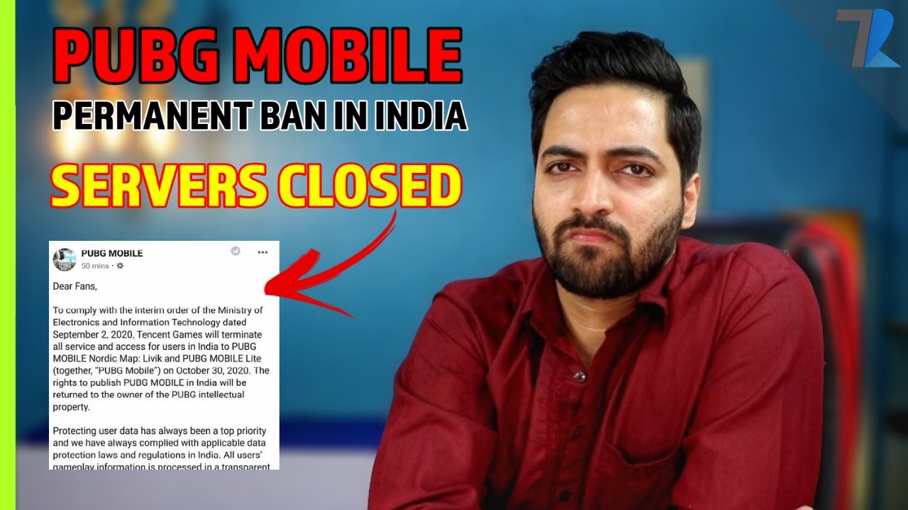 PUBG Mobile Server Ban in India🔥 | Complete Ban😒| NO MORE PUBG Mobile In India After [30th OCT 2020]