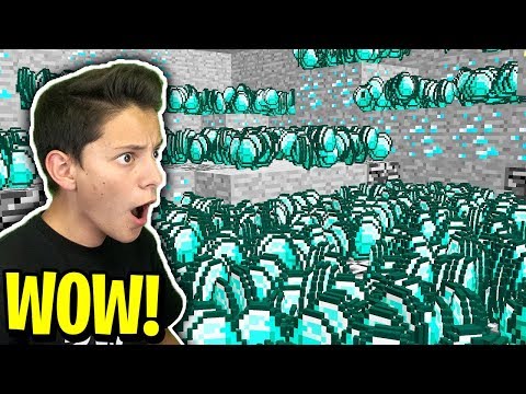 LA MINIERA DI DIAMANTI PIÙ FORTUNATA di MINECRAFT!! 🤩 *INCREDIBILE*