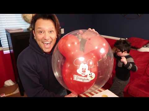 HOW TO INFLATE A DISNEYLAND BALLOON WITH SPANDEX NATION