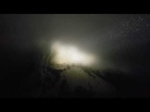 Mt Rushmore night snow