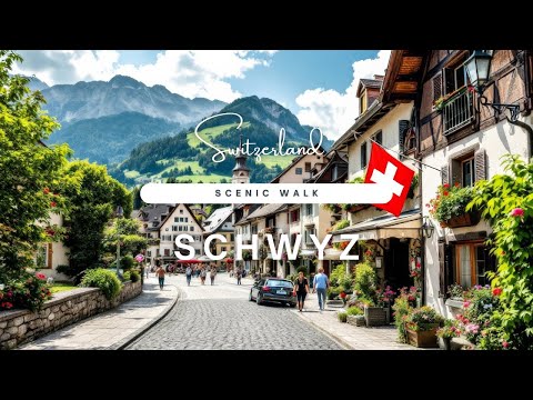 #55 SWITZERLAND 🇨🇭 I Schwyz: Switzerland's Picture-Perfect Town in the Heart of the Alps!