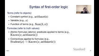 Natural language quantifiers - Logic 7 - First Order Logic | Stanford CS221: AI (Autumn 2021)