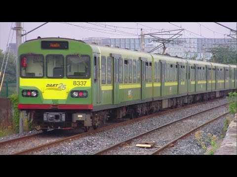 Dart Train number 8337 - Booterstown Station, Dublin