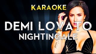 Demi Lovato - Nightingale | Lower Key Karaoke Instrumental Lyrics Cover Sing Along
