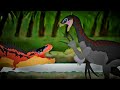 tarbosaurus vs therizinosaurus stick stick nodes pro dinosaurs battles season 2 EP 3