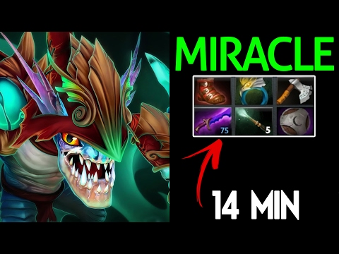 Miracle- DOTA 2 [Slark] 14 min = Shadow Balde