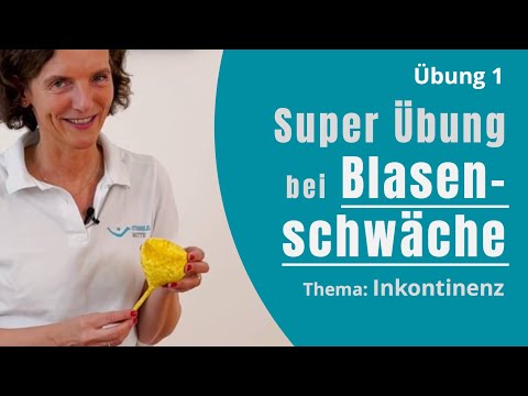 Blasenschwäche Übungen für Frauen - Belastungsinkontinenz, Übung 1