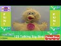Sesame Street Counting 123 Big Bird Talking Plush Toy Doll