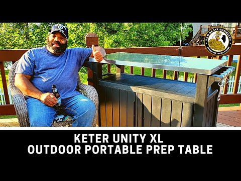 Keter Unity XL Portable Outdoor Prep Table | Unboxing and Assembly