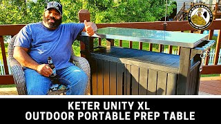 Keter Unity XL Portable Outdoor Prep Table | Unboxing and Assembly
