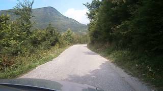 preview picture of video 'Državna cesta Bosna-Crna Gora'