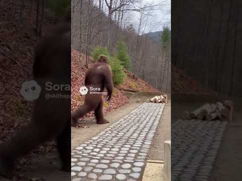 Bigfoot bowling🦍🚸 -(on route 67) #comedyfilms #funny