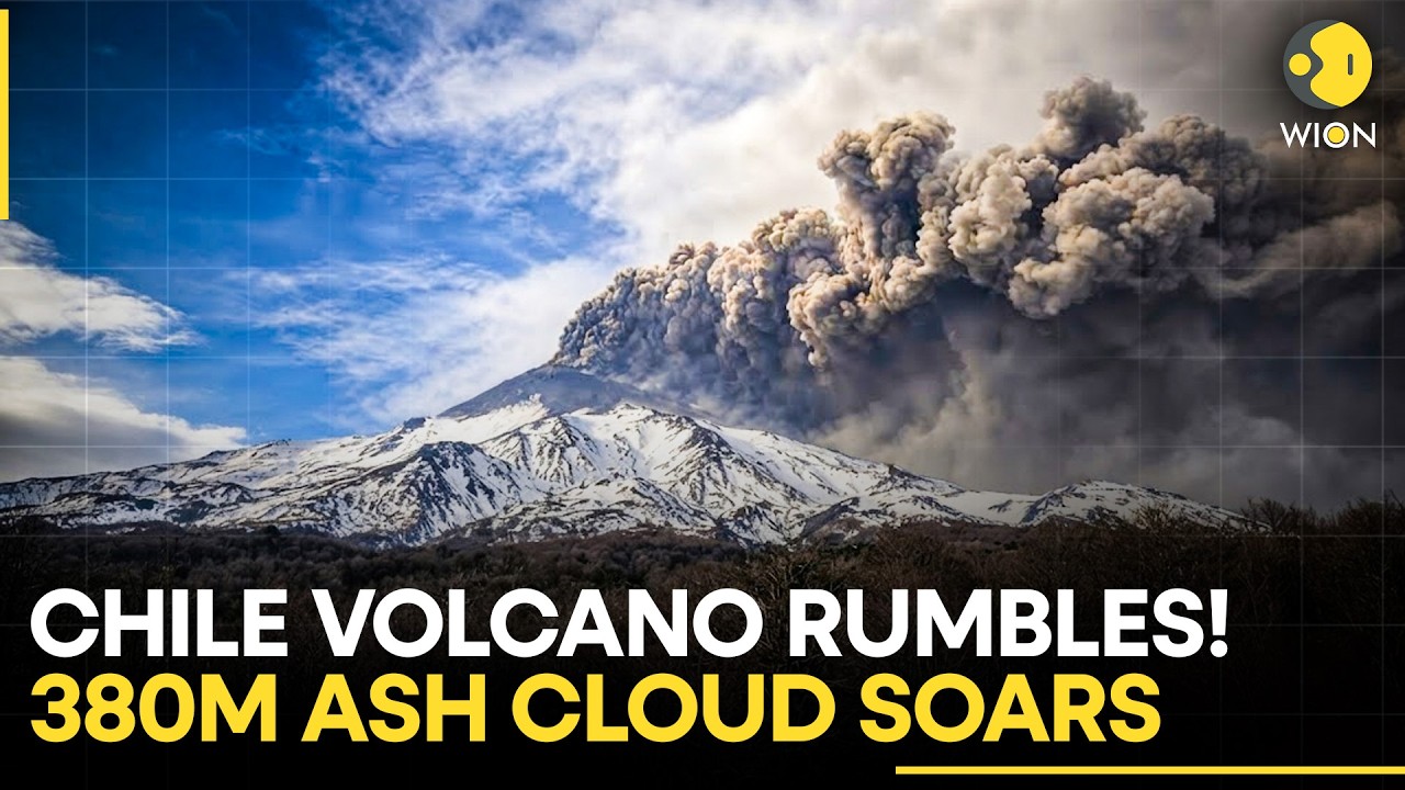 Chile's Chillan Volcano ERUPTS: Sends Massive Ash Cloud Into Sky | WION Originals