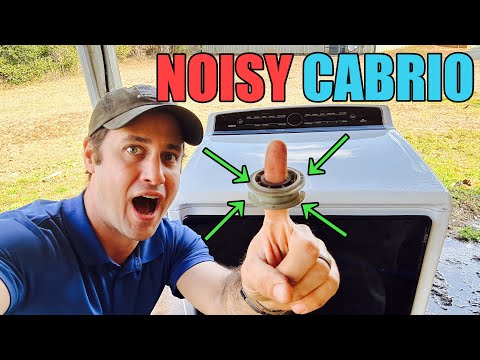 Whirlpool CABRIO Dryer Screaming? Don't Replace It Yet | Easy Belt Pulley Swap