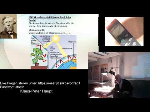 Die Physik des Treibhauseffekts Relive Vortrag KP Haupt