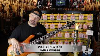 Video thumbnail for SPECTOR EURO 5 LX BASS SPOTLIGHTED AT GUITAR WISHES by Guitar Wishes