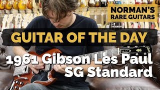 Video thumbnail for Guitar of the Day: 1961 Gibson Les Paul SG Standard | Norman's Rare Guitars by Normans Rare Guitars