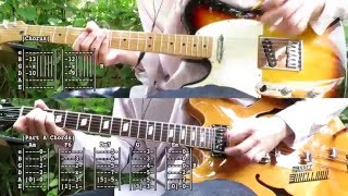 [Guitars Only] Trying Your Luck - The Strokes ( Guitar Tab Tutorial & Cover )