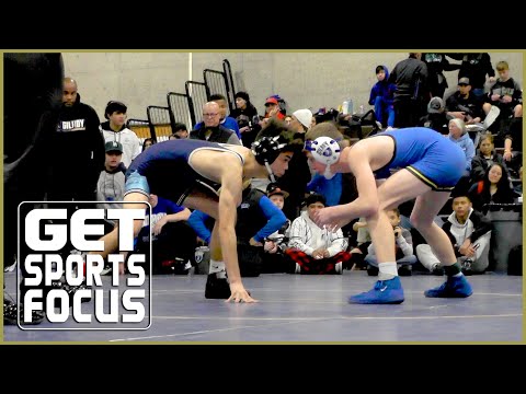 BVAL 106LB Wrestling - #2 Clarence Moore(Branham) vs  #1 Dominic Bozanic(Gilroy)