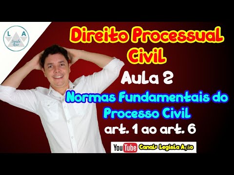 Direito Processual Civil -Aula 2- Parte 1(Normas Fundamentais do Processo Civil) CPC art.1 ao art. 6