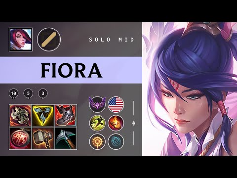 Fiora Mid vs Ekko - NA Master Patch 25.24