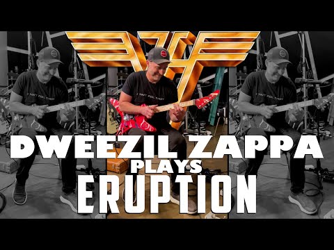 Dweezil Zappa Plays ERUPTION on VH Star Guitar!