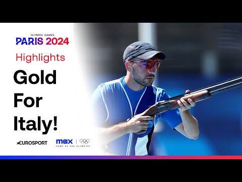 ITALY TAKE GOLD! 🇮🇹 | Shooting Mixed Skeet Team Final #Paris2024 #Olympics