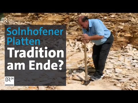Bodenbelag für die Ewigkeit: Große Absatzprobleme bei Solnhofener Platten | Abendschau | BR24