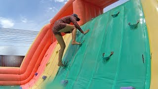 Download lagu Ridiculous Balloon Water Slide at Pantai Norasingh Water Park 🇹🇭 mp3