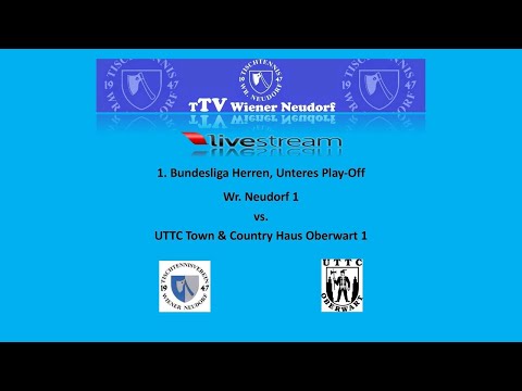 Herren 1. Bundesliga unteres Play: Wiener Neudorf - UTTC Town & Country Haus Oberwart 1