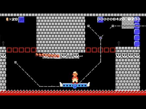 Mario Maker 2 Level of the Week #8 Top10: Scalding Scaffolding