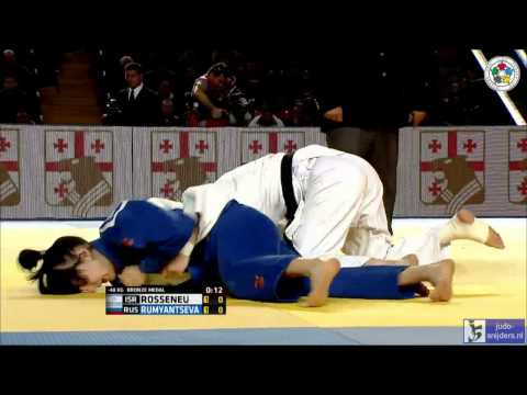 Judo 2014 Grand Prix Tbilisi: Rosseneu (ISR) - Rumyantseva (RUS) [-48kg] bronze