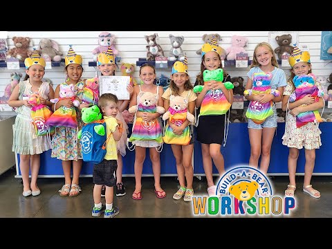 Madison's 8th Birthday at Build-A-Bear Workshop!!!