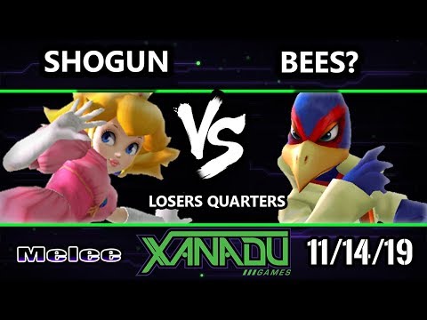 S@X 328 SSBM - Shogun (Peach) Vs. Bees? (Falco) Smash Melee Losers Quarters