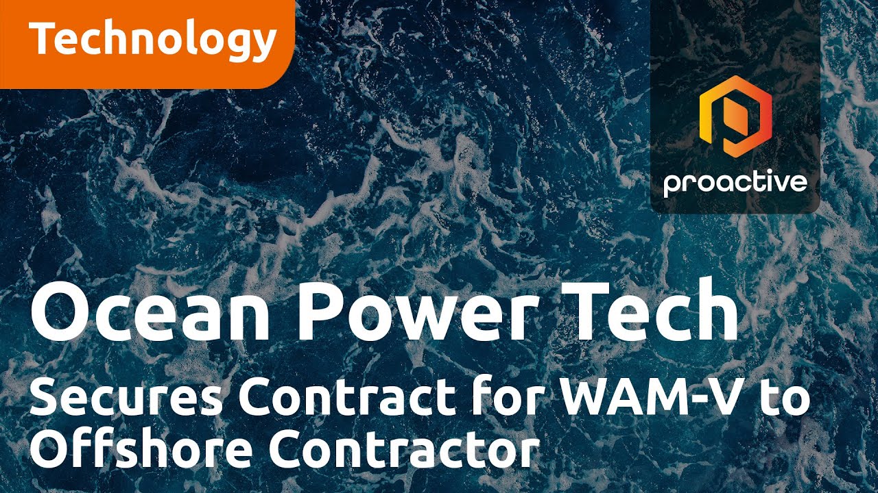 Ocean Power Technologies Secures Contract for WAM-V to Offshore Contractor in Sub-Saharan Africa