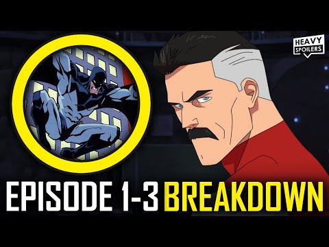 INVINCIBLE Episodes 1-3 Breakdown & Ending Explained Review | Easter Eggs & Book Differences