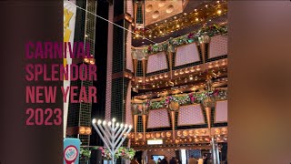 Carnival Splendor New Years deck party! 🥳