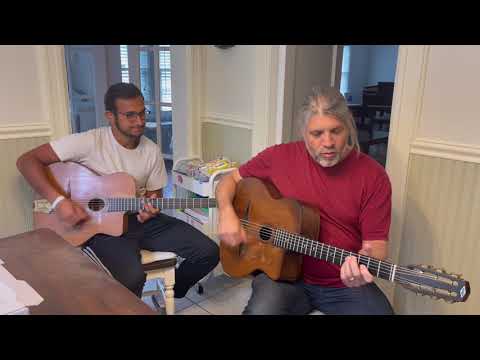 Stephane Wrembel and Lior Krief rehearse for Django a Gogo 2021