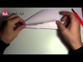 Видео инструкция как сделать простой бумажный самолетик своими руками (модель №2) 