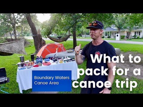 Gear List for Canoe/Kayak Trips! Pack out for multi day canoe trip!!